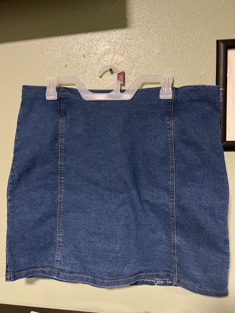 Classic Blue Denim Mini Skirt